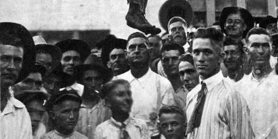 Εμπορική καρτ-ποστάλ από λιντσάρισμα, Texas, 1920